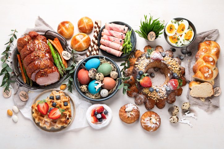 almoço de páscoa